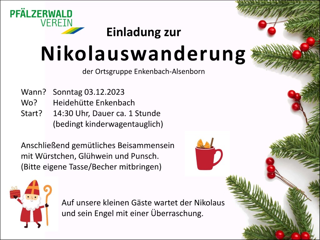 You are currently viewing 03.12.2023, So., Nikolausfeier